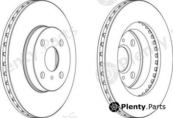  FERODO part DDF881 Brake Disc