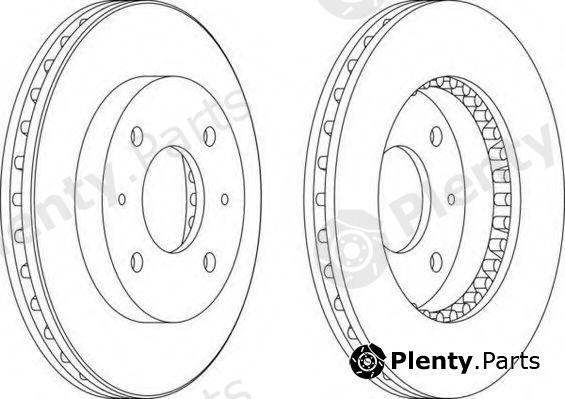  FERODO part DDF885 Brake Disc