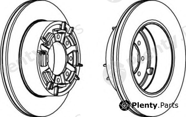  FERODO part FCR140A Brake Disc
