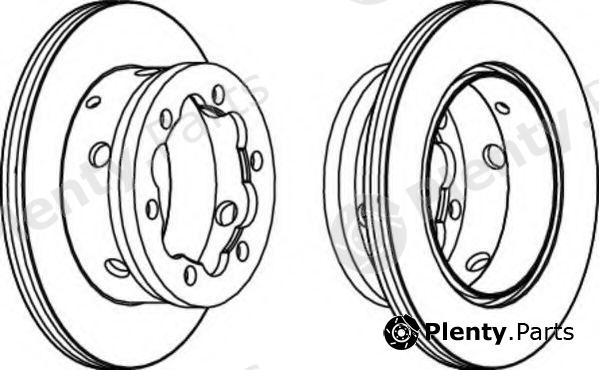  FERODO part FCR191A Brake Disc