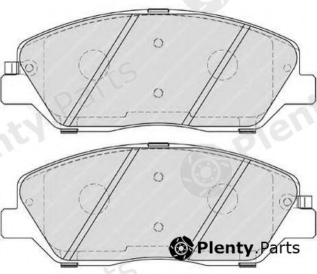  FERODO part FDB4111 Brake Pad Set, disc brake