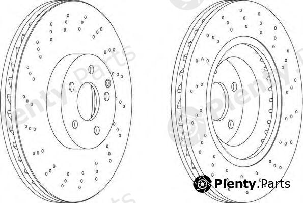  FERODO part DDF1639 Brake Disc