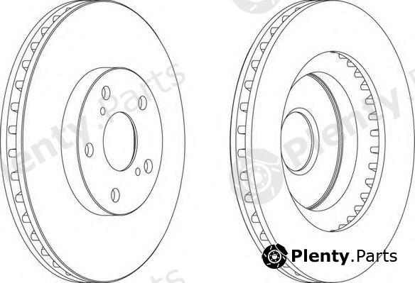  FERODO part DDF1646 Brake Disc