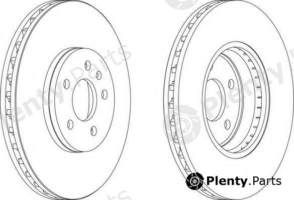  FERODO part DDF1664 Brake Disc