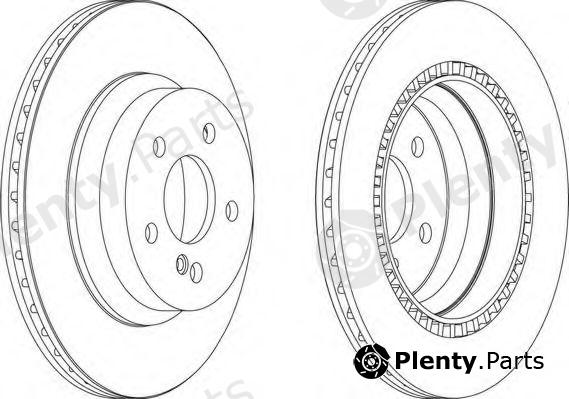  FERODO part DDF1672 Brake Disc