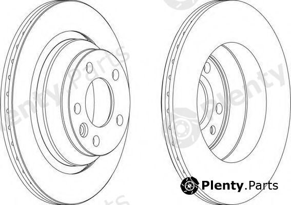  FERODO part DDF1698 Brake Disc