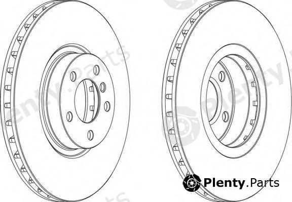  FERODO part DDF1713C Brake Disc