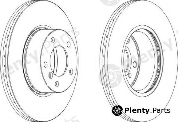  FERODO part DDF1717 Brake Disc
