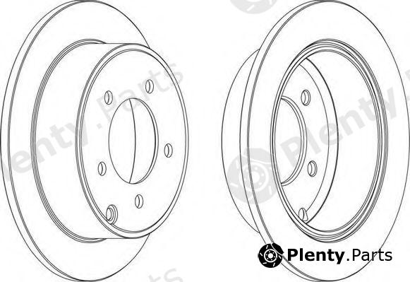  FERODO part DDF1762 Brake Disc