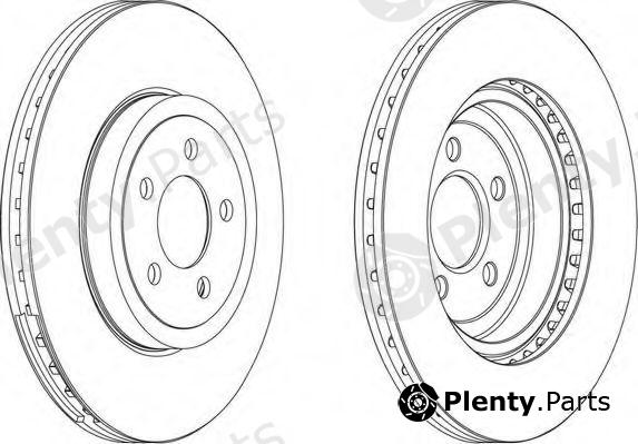  FERODO part DDF1765 Brake Disc