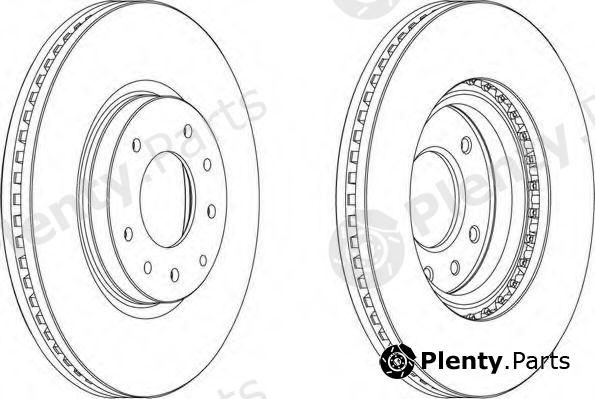  FERODO part DDF1768 Brake Disc