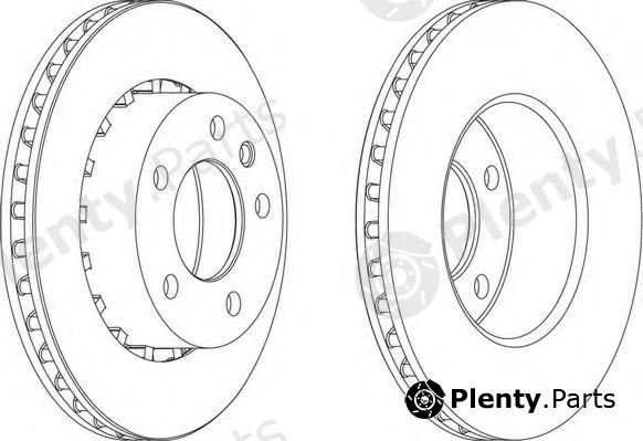  FERODO part DDF188 Brake Disc