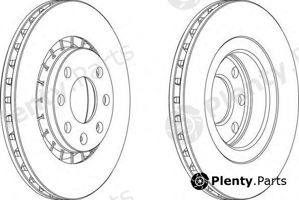  FERODO part DDF206 Brake Disc