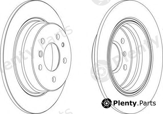  FERODO part DDF221 Brake Disc