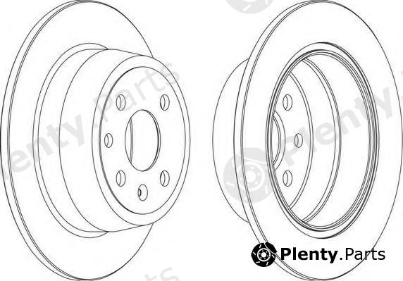  FERODO part DDF331 Brake Disc