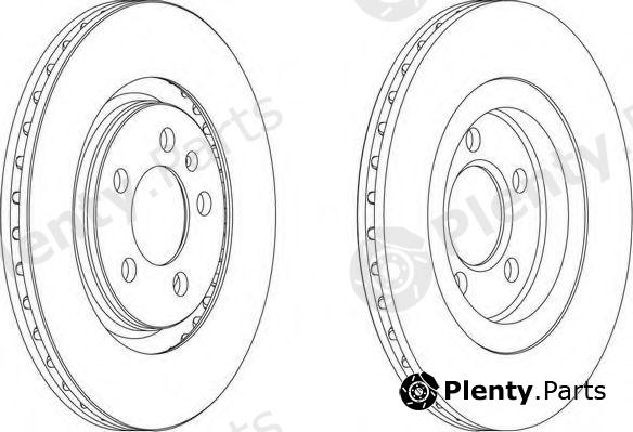  FERODO part DDF332 Brake Disc