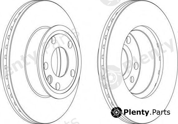  FERODO part DDF427 Brake Disc