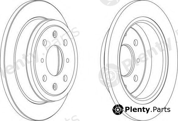  FERODO part DDF468 Brake Disc