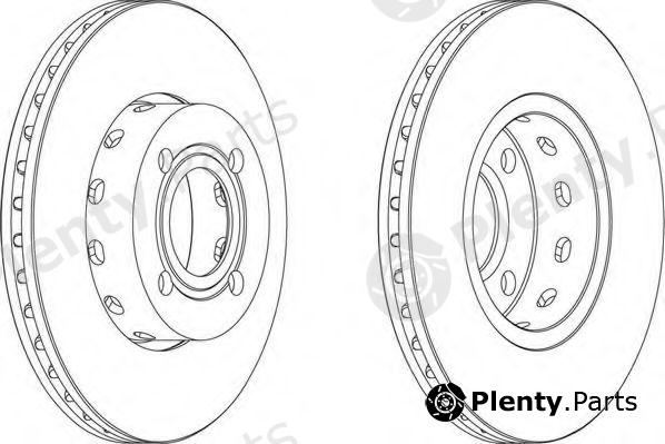  FERODO part DDF471 Brake Disc