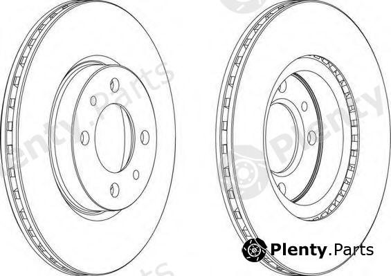  FERODO part DDF521 Brake Disc