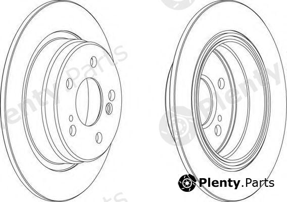  FERODO part DDF548 Brake Disc