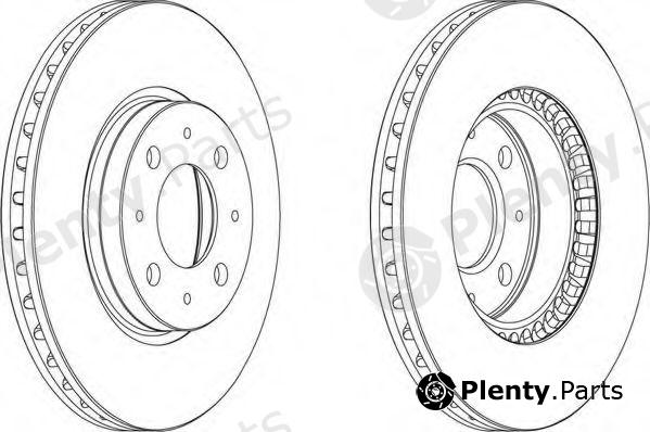  FERODO part DDF604 Brake Disc
