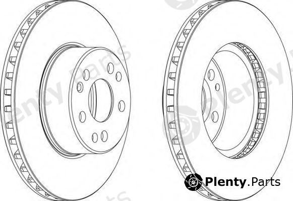  FERODO part DDF613 Brake Disc