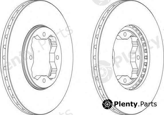  FERODO part DDF619 Brake Disc