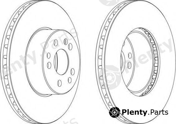  FERODO part DDF629 Brake Disc