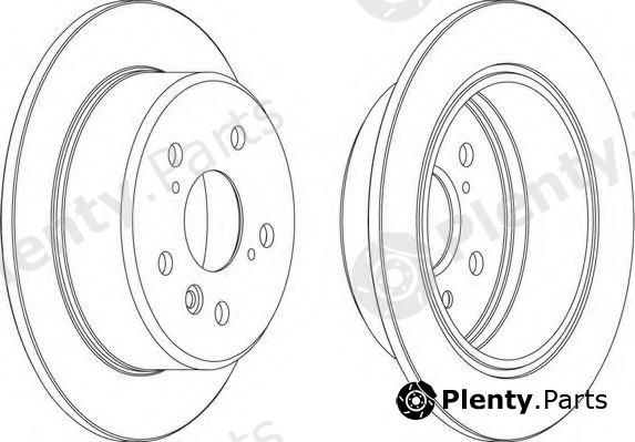  FERODO part DDF684 Brake Disc