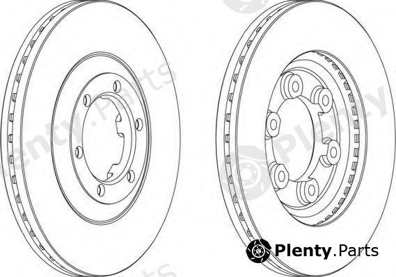  FERODO part DDF693 Brake Disc