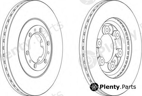  FERODO part DDF694 Brake Disc