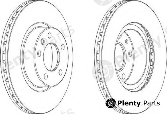  FERODO part DDF697 Brake Disc