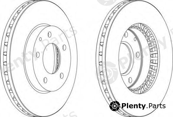  FERODO part DDF738 Brake Disc