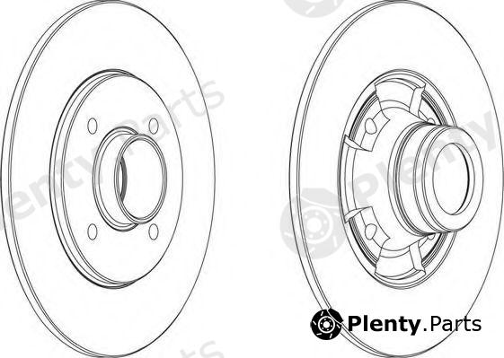  FERODO part DDF752 Brake Disc