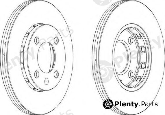  FERODO part DDF812 Brake Disc