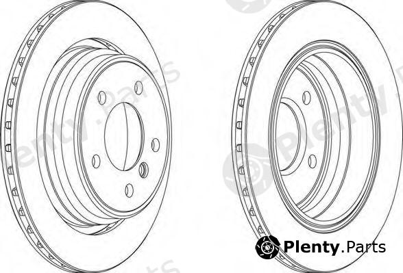  FERODO part DDF836 Brake Disc