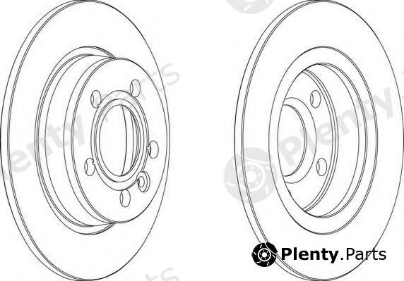  FERODO part DDF847 Brake Disc