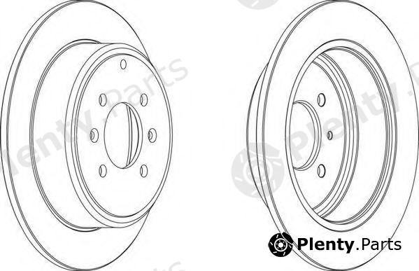  FERODO part DDF869 Brake Disc