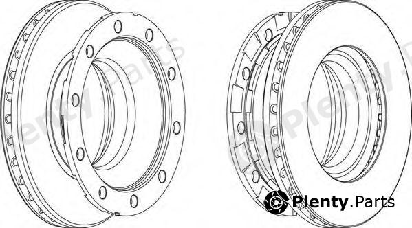 FERODO part FCR336A Brake Disc
