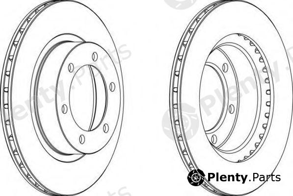  FERODO part DDF1008-1 (DDF10081) Brake Disc