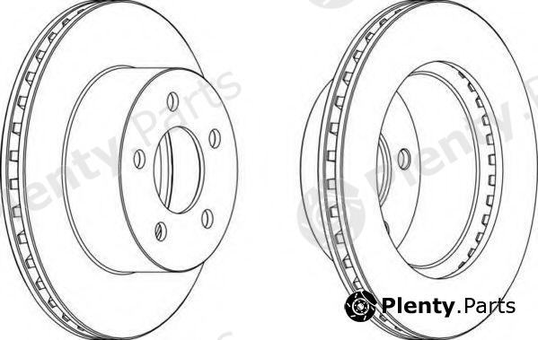  FERODO part DDF1027 Brake Disc
