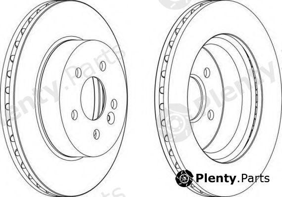  FERODO part DDF1036 Brake Disc