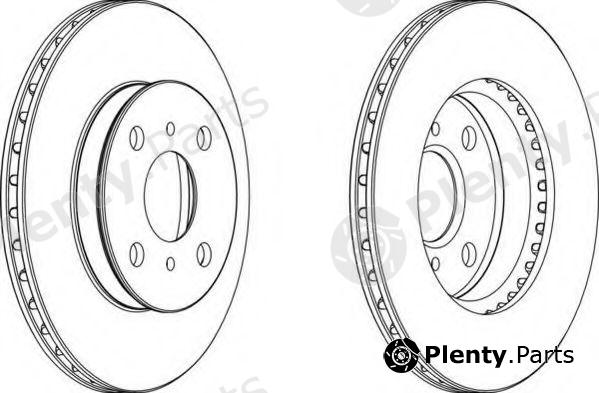  FERODO part DDF1094 Brake Disc