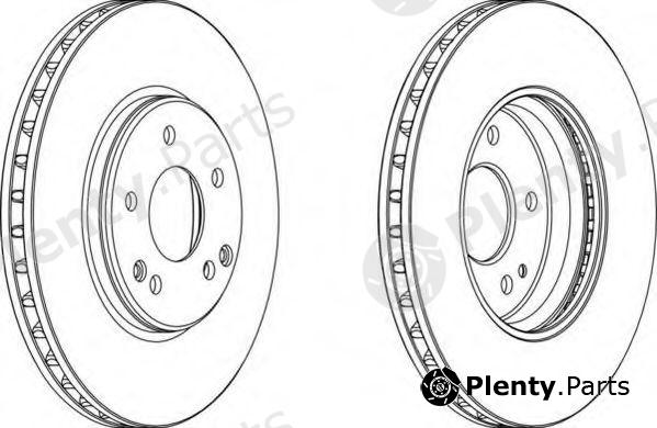  FERODO part DDF1136 Brake Disc