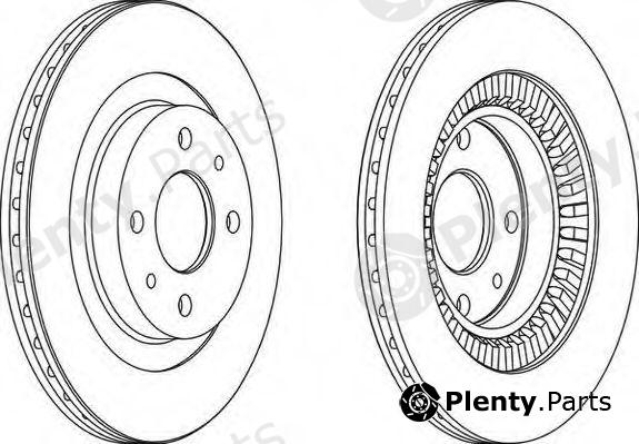  FERODO part DDF1147 Brake Disc