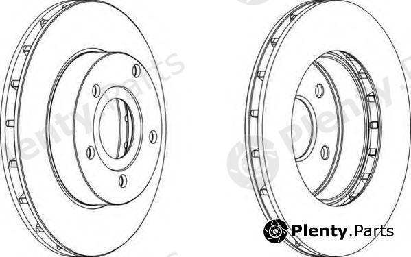  FERODO part DDF1169 Brake Disc
