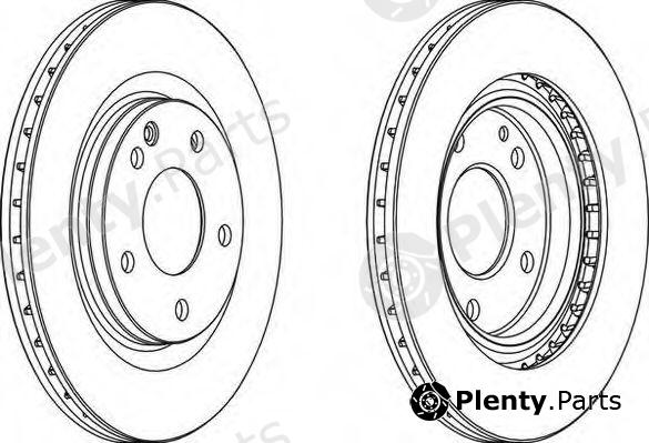  FERODO part DDF1173 Brake Disc