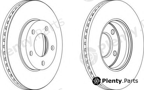  FERODO part DDF1209 Brake Disc