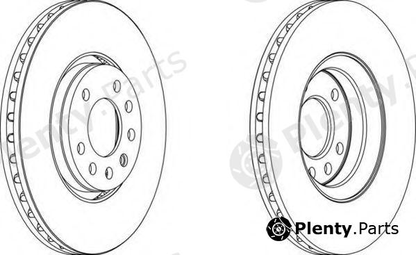  FERODO part DDF1215 Brake Disc